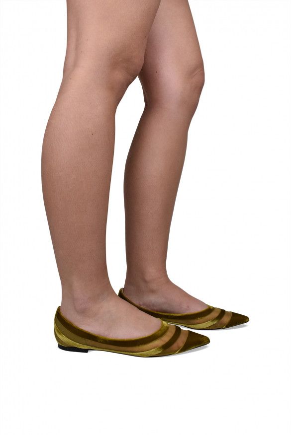 Jimmy Choo Love Ballerinas Size US 9 / IT 39 - 2 Thumbnail