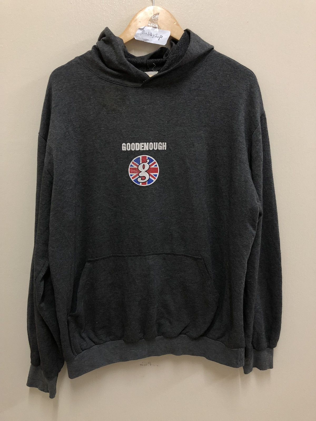90s goodenough logo knit black GDEH