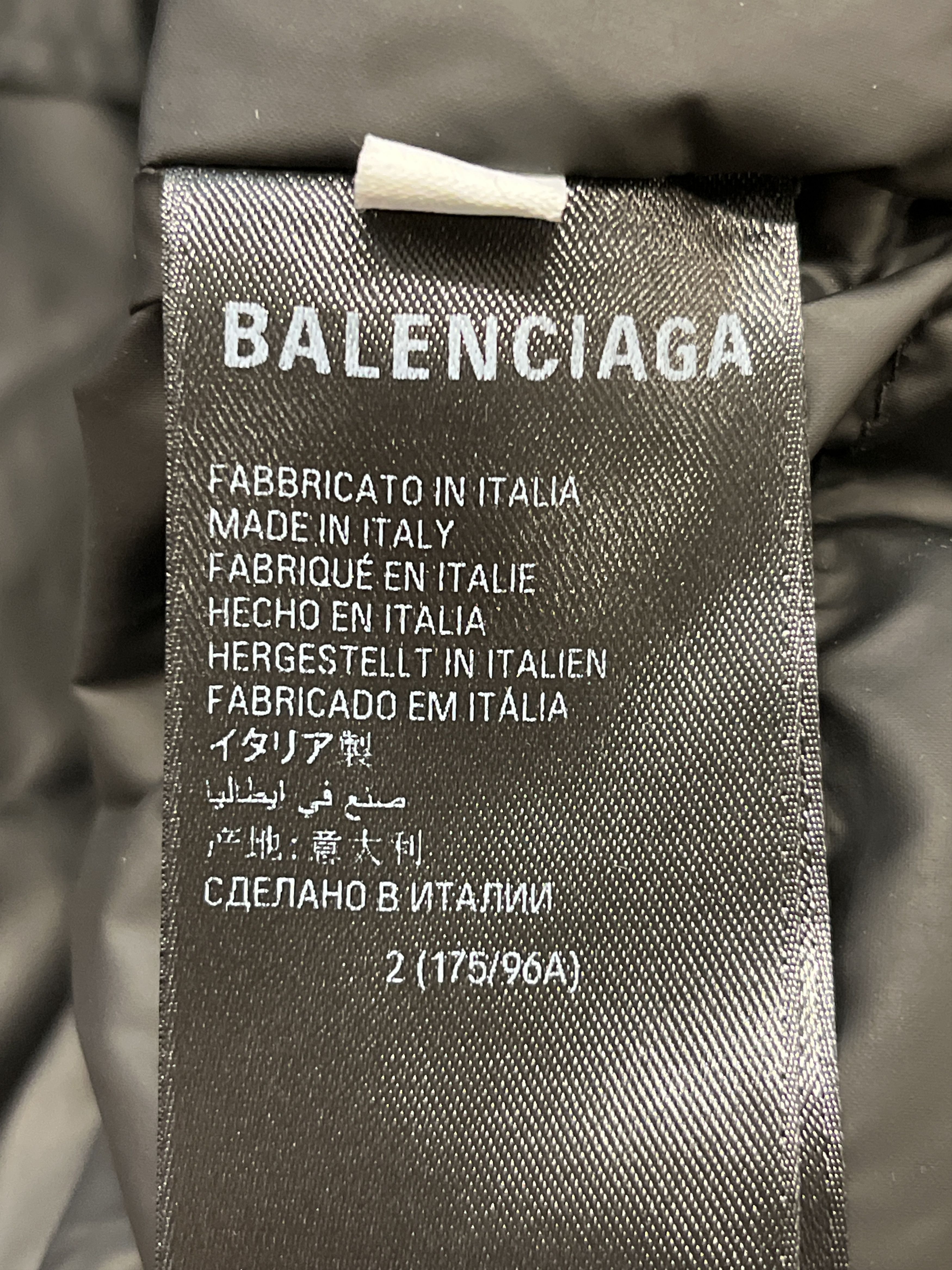 Balenciaga Light Nylon Puffer Wrap Jacket Size US M / EU 48-50 / 2 - 5 Thumbnail