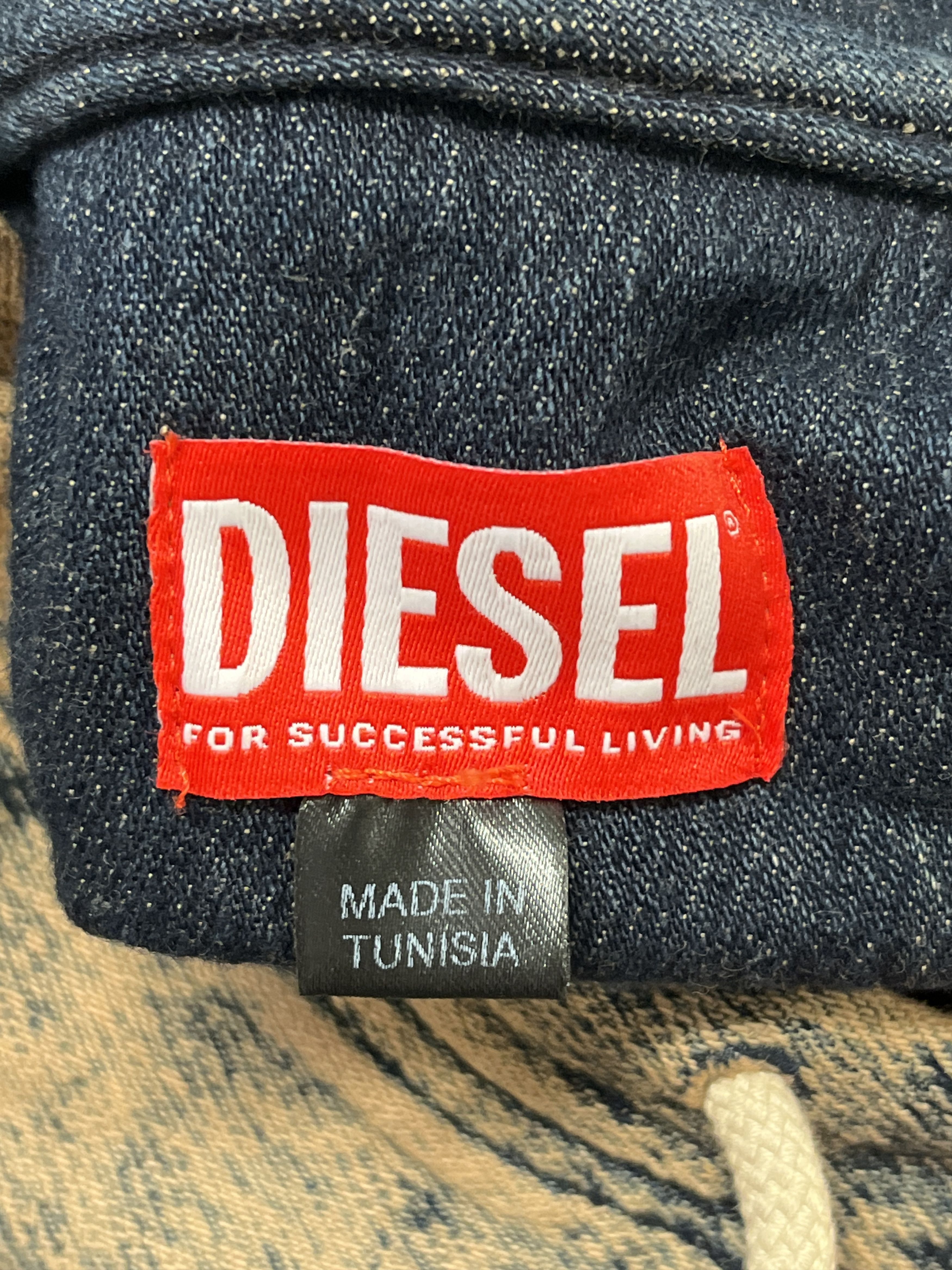 Diesel Acid Wash Hoodie Size US XXL / EU 58 / 5 - 3 Thumbnail