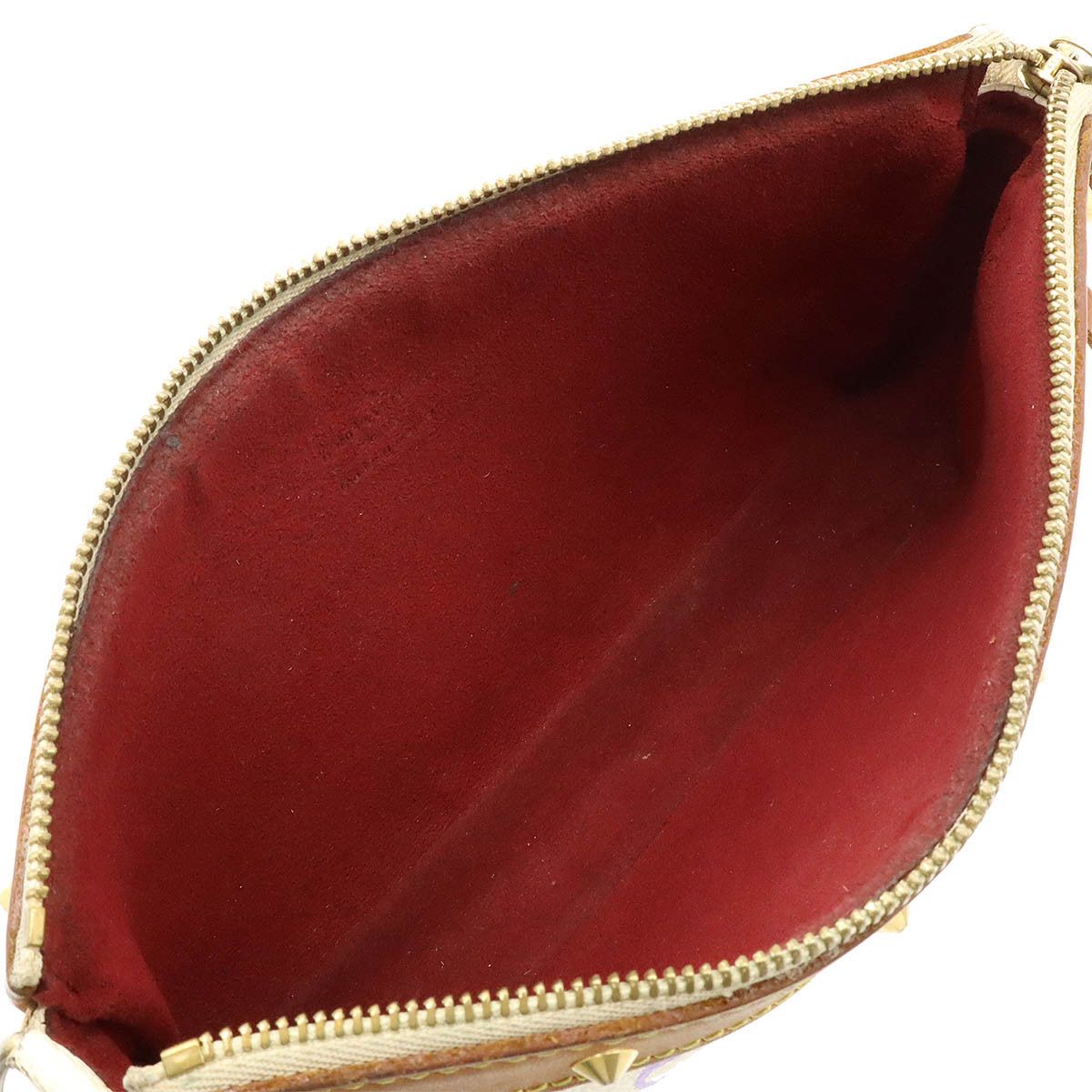Louis Vuitton Louis Vuitton Louis Vuitton Monogram Multicolor Pochette M92649 Canvas Clutch Bag M92649 in Good Condition Size ONE SIZE - 5 Thumbnail