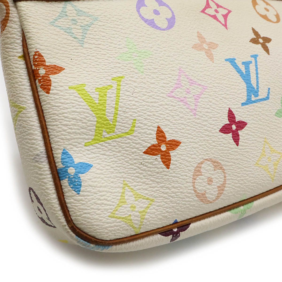 Louis Vuitton Louis Vuitton Louis Vuitton Monogram Multicolor Pochette M92649 Canvas Clutch Bag M92649 in Good Condition Size ONE SIZE - 7 Thumbnail