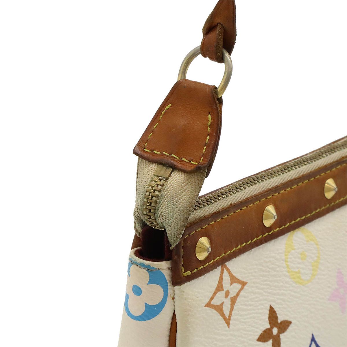 Louis Vuitton Louis Vuitton Louis Vuitton Monogram Multicolor Pochette M92649 Canvas Clutch Bag M92649 in Good Condition Size ONE SIZE - 6 Thumbnail