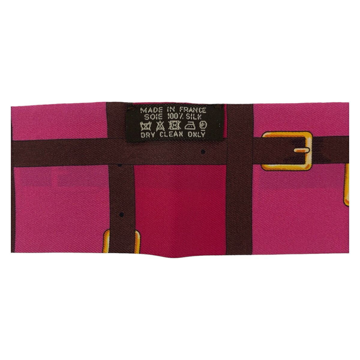 Hermes Hermes Hermes Silk Twilly Scarf Red Pink Green Canvas Scarf in Great Condition Size ONE SIZE - 6 Thumbnail