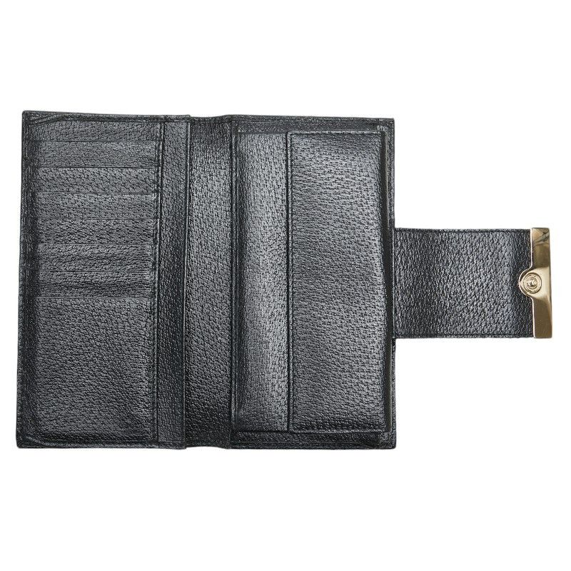 Gucci Gucci Gucci GG Canvas Leather Long Wallet 181668 Leather Long Wallet 181668 in Very Good Condition Size ONE SIZE - 5 Thumbnail
