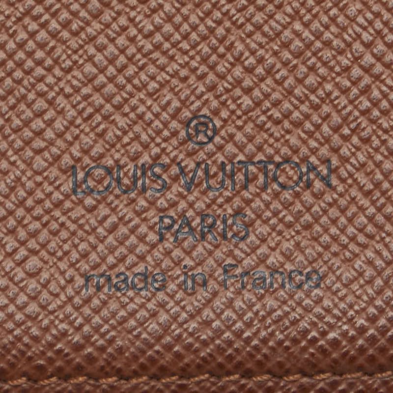 Louis Vuitton Louis Vuitton Louis Vuitton Monogram Bifold Wallet Brown PVC Leather Canvas Short Wallet M61207 in Very Good Condition Size ONE SIZE - 13 Thumbnail