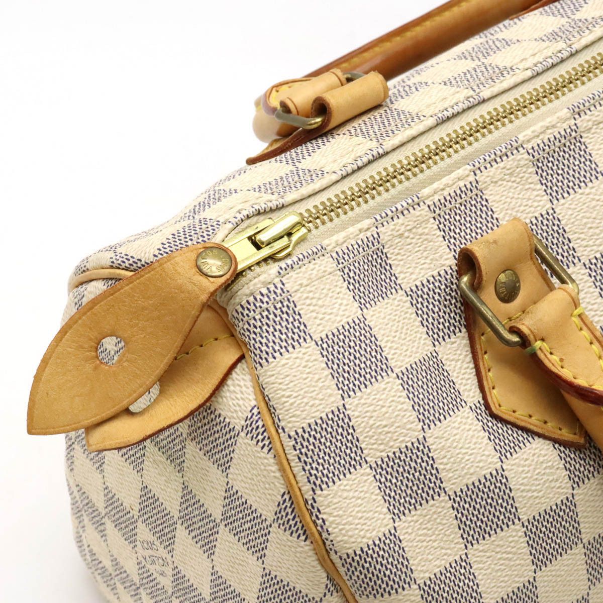 Louis Vuitton Louis Vuitton Louis Vuitton Damier Azur Speedy 25 Handbag Canvas Handbag N41534 in Very Good Condition Size ONE SIZE - 6 Thumbnail