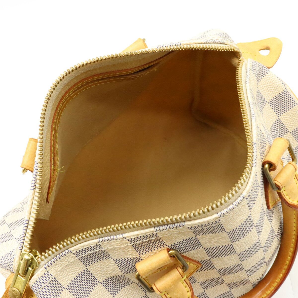 Louis Vuitton Louis Vuitton Louis Vuitton Damier Azur Speedy 25 Handbag Canvas Handbag N41534 in Very Good Condition Size ONE SIZE - 7 Thumbnail