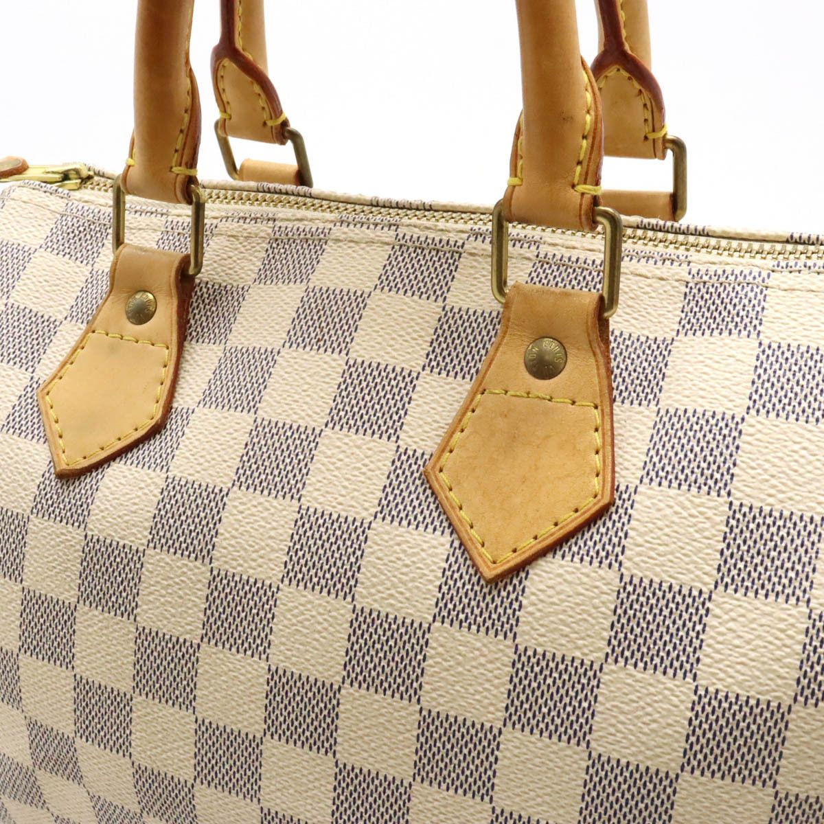 Louis Vuitton Louis Vuitton Louis Vuitton Damier Azur Speedy 25 Handbag Canvas Handbag N41534 in Very Good Condition Size ONE SIZE - 5 Thumbnail