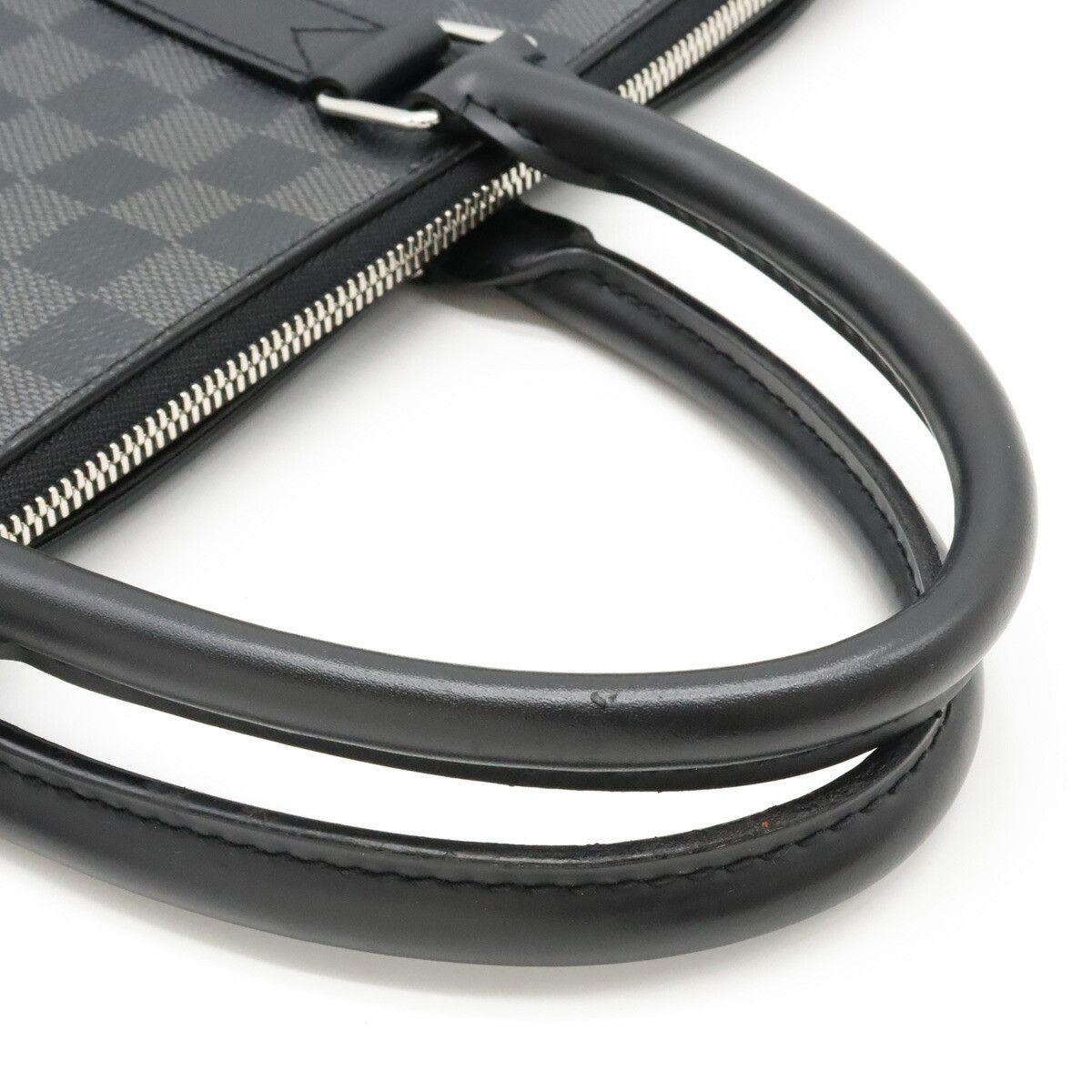 Louis Vuitton Louis Vuitton Louis Vuitton Damier Graphite Anton Briefcase N40024 Canvas Business Bag N40024 in Very Good Condition Size ONE SIZE - 4 Thumbnail