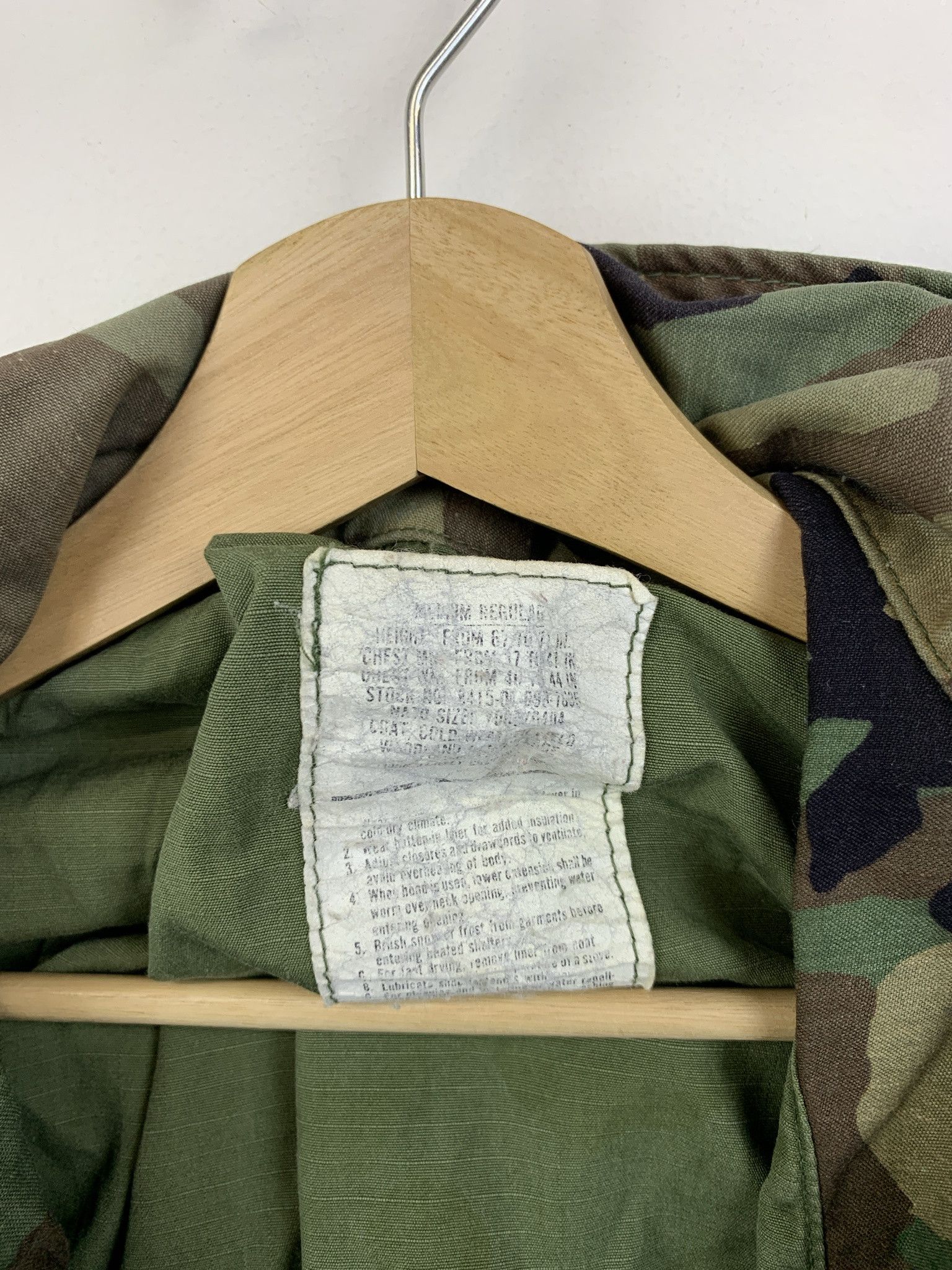 Other Vintage Military Forest Camo BDU M51 Distressed Field Coat Size Medium Regular Size US M / EU 48-50 / 2 - 2 Thumbnail