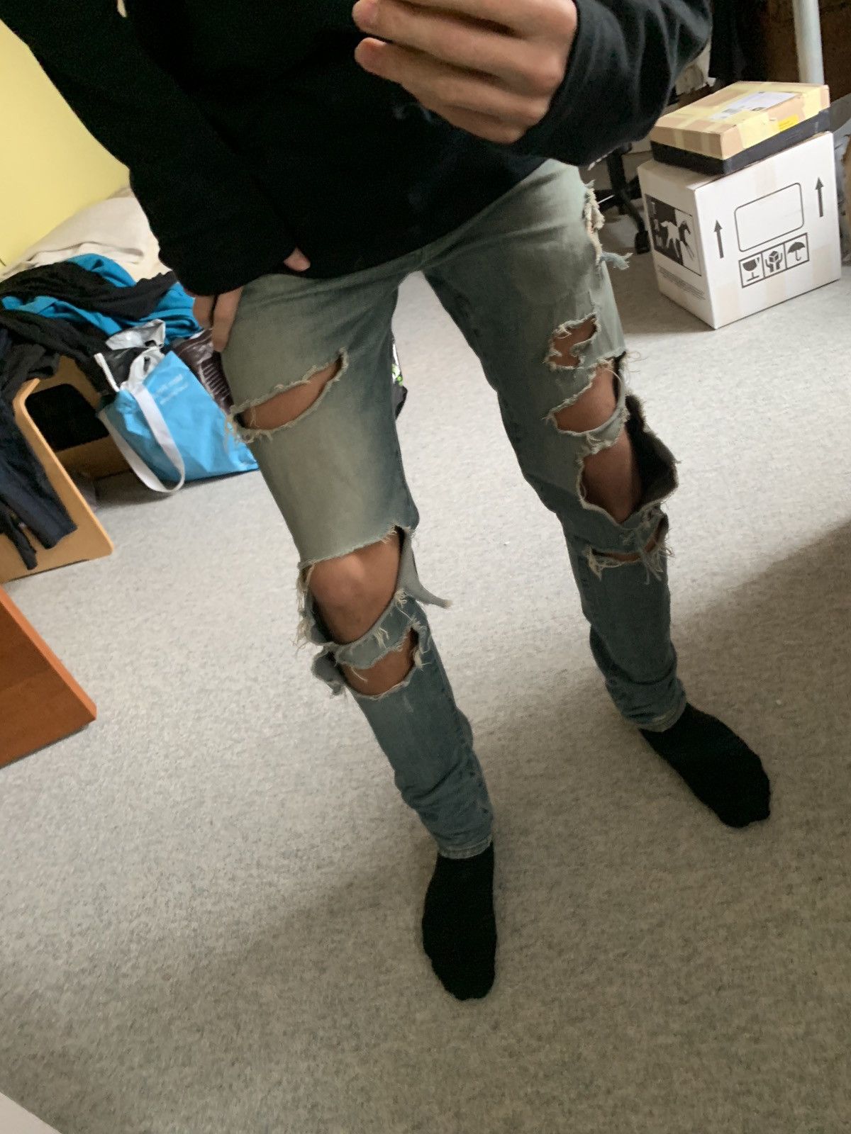 Saint Laurent Paris Saint Laurent d02 Jeans Size US 31 - 4 Thumbnail