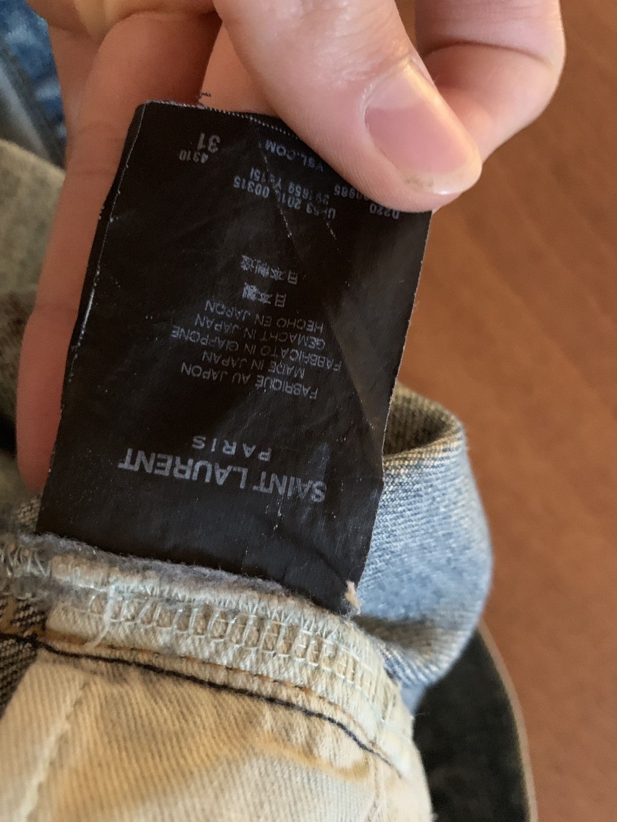 Saint Laurent Paris Saint Laurent d02 Jeans Size US 31 - 3 Thumbnail