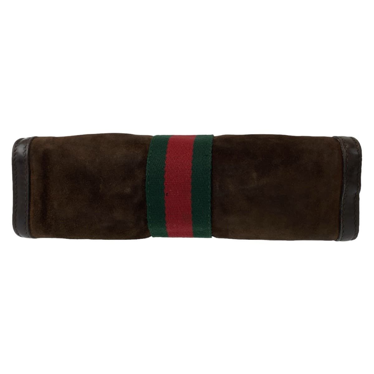 Gucci Gucci Gucci Vintage Suede Leather Clutch Bag Leather Clutch Bag Size ONE SIZE - 8 Thumbnail