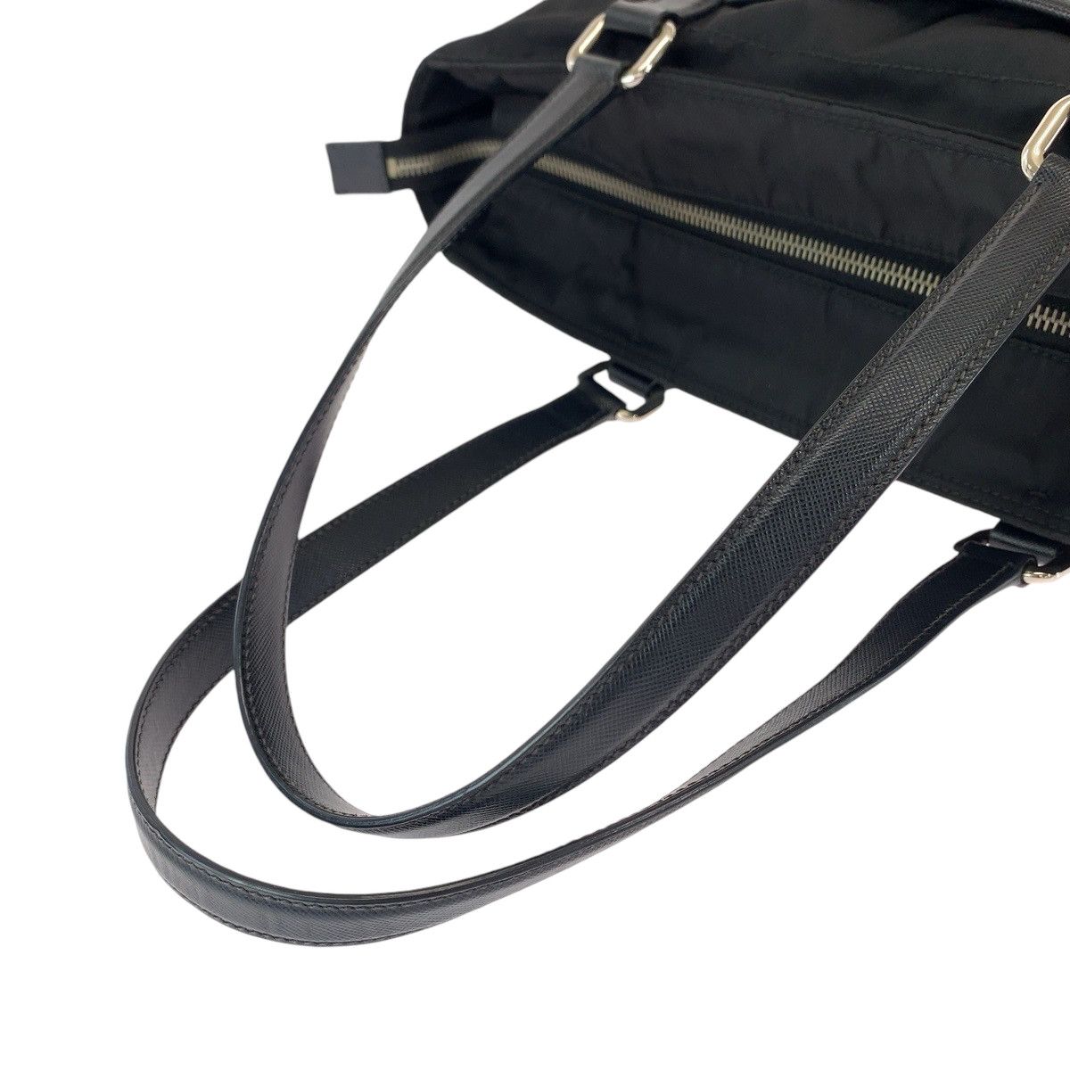 Prada Prada Prada Nylon Tessuto Logo Tote Bag Canvas Tote Bag BR2288 Size ONE SIZE - 5 Thumbnail