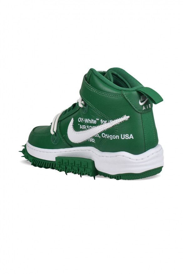 Off-White Air Force 1 Pin Green Sneakers Size US 6.5 / IT 36.5 - 3 Thumbnail