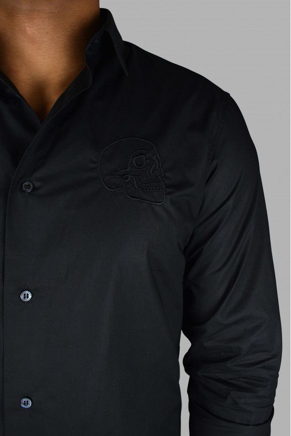 Philipp Plein Gold Cut LS Skull shirt Size US S / EU 44-46 / 1 - 3 Thumbnail