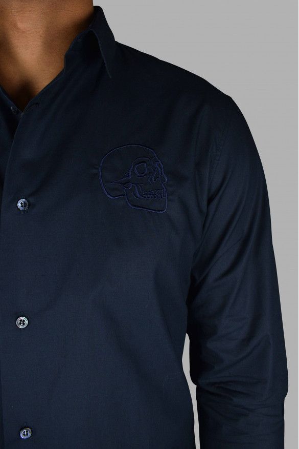 Philipp Plein Gold Cut LS Skull shirt Size US M / EU 48-50 / 2 - 3 Thumbnail
