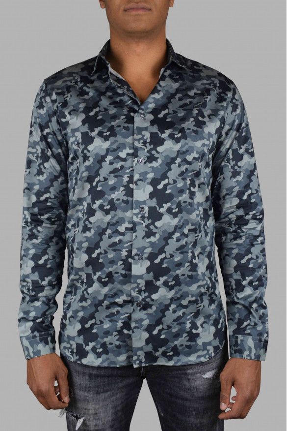 Philipp Plein LS Camouflage shirt Size US M / EU 48-50 / 2 - 2 Thumbnail