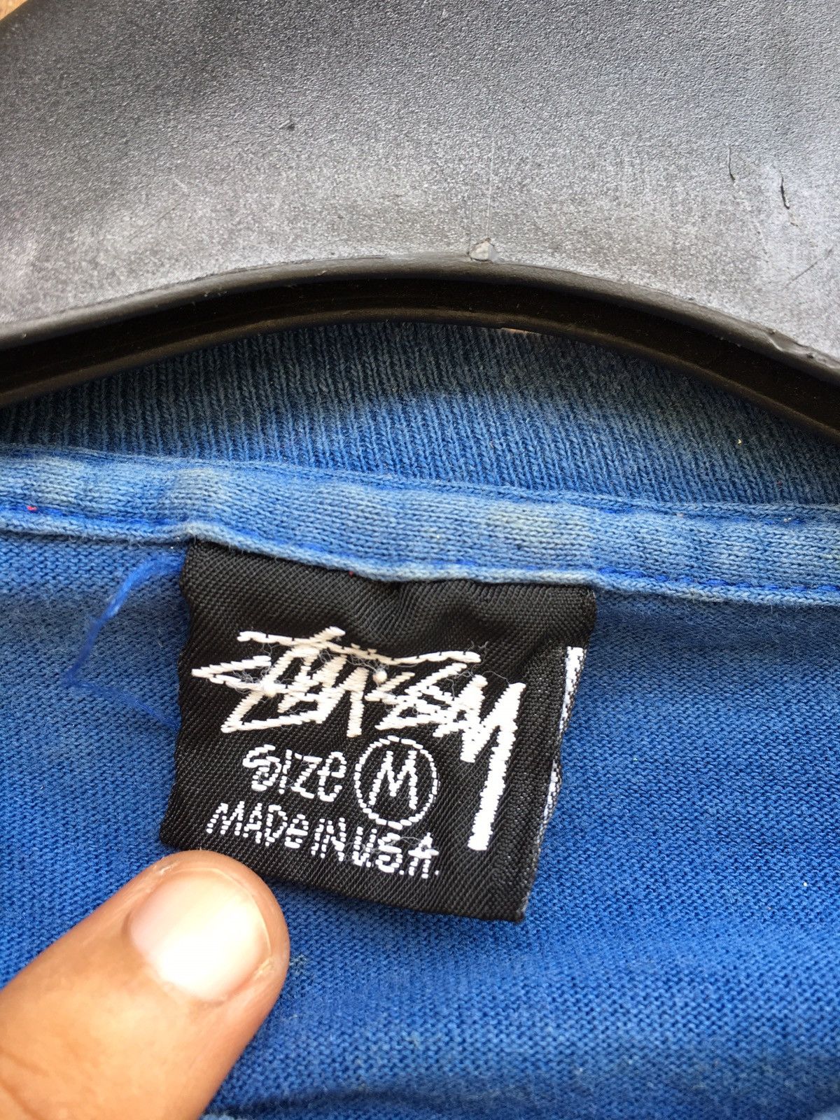 Stussy × Vintage Rare Vintage 80s STUSSY Over Print Made In Usa Size US M / EU 48-50 / 2 - 4 Thumbnail