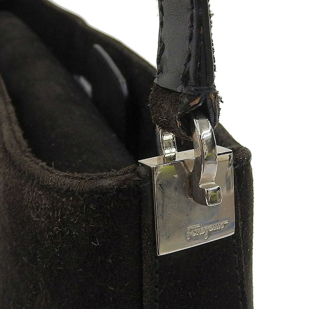 Salvatore Ferragamo Salvatore Ferragamo Salvatore Ferragamo Suede Shoulder Bag Leather Shoulder Bag EE 21 0822 50 in Very Good Condition Size ONE SIZE - 6 Thumbnail
