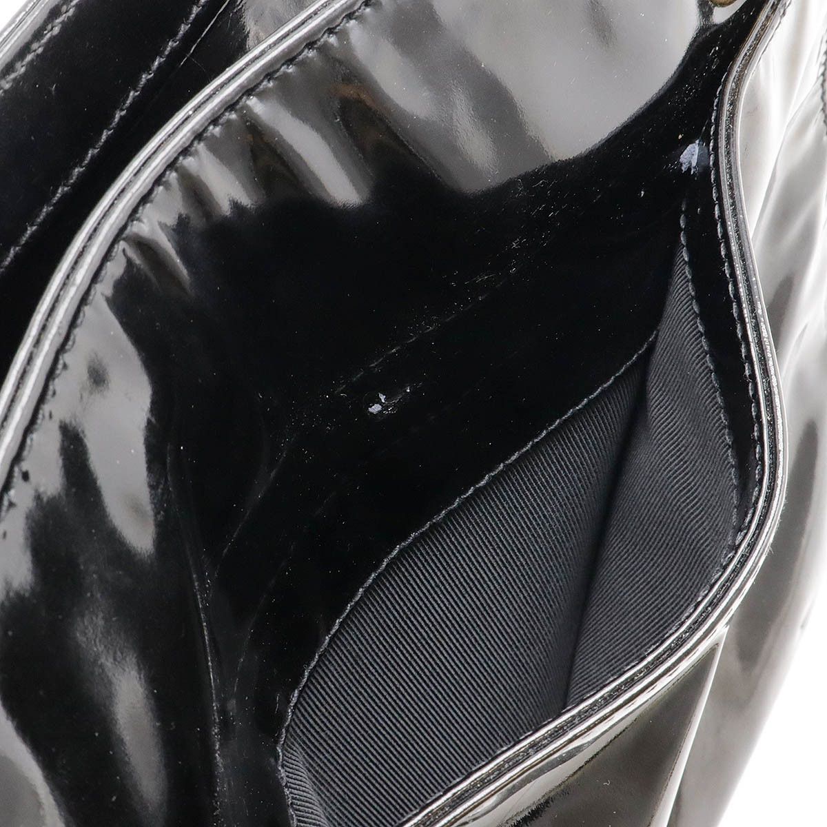 Chanel Chanel Chanel Coco Mark Chain Shoulder Bag Black Leather Shoulder Bag in Very Good Condition Size ONE SIZE - 8 Thumbnail