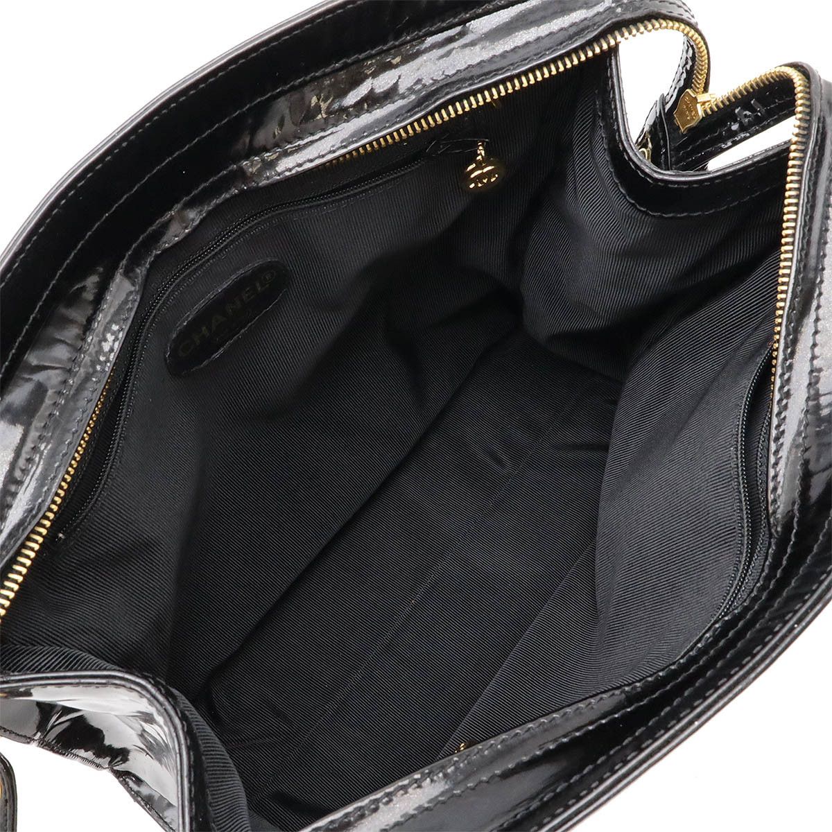 Chanel Chanel Chanel Coco Mark Chain Shoulder Bag Black Leather Shoulder Bag in Very Good Condition Size ONE SIZE - 6 Thumbnail