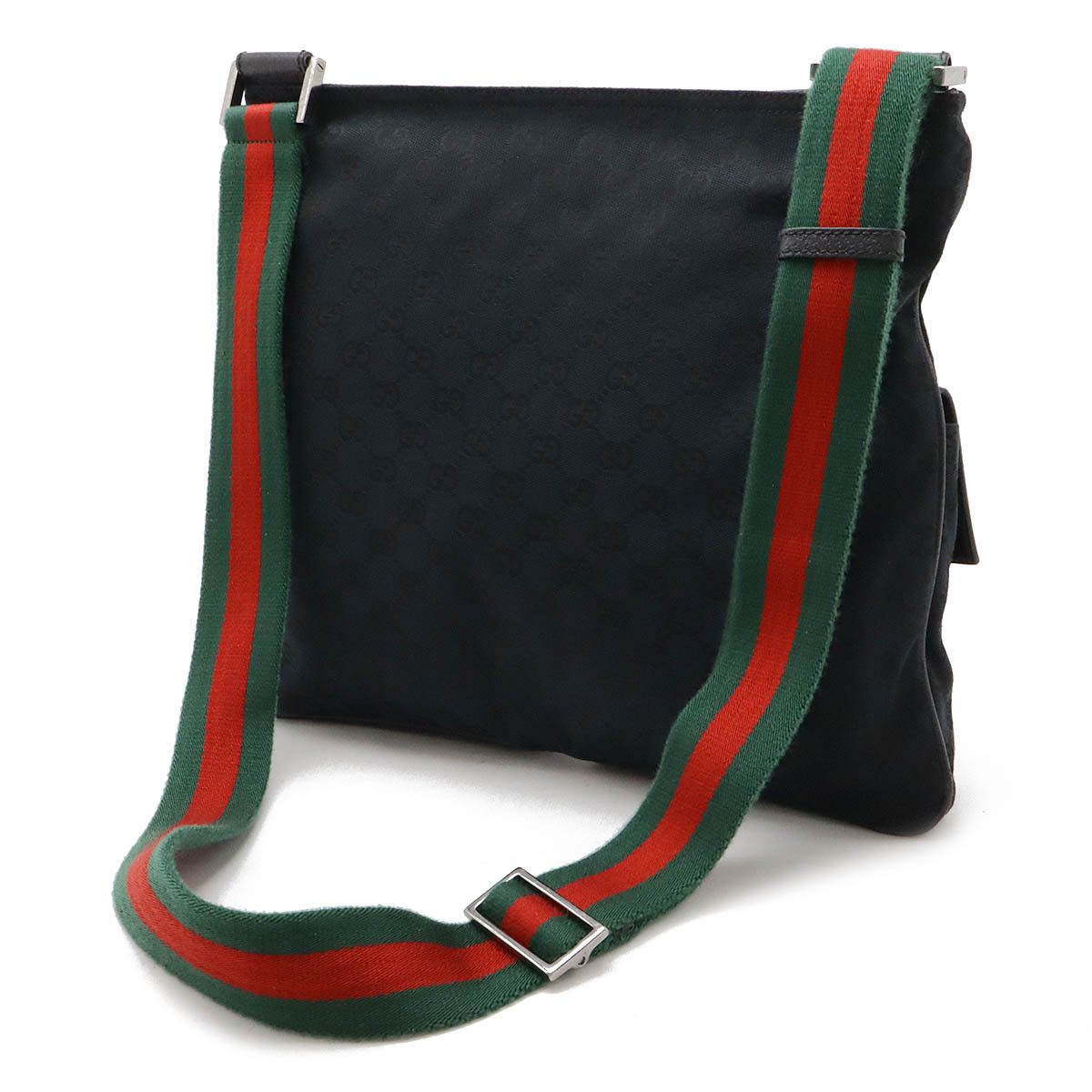Gucci Gucci Gucci GG Canvas Leather Shoulder Bag 169937 Canvas Crossbody Bag 169937 in Very Good Condition Size ONE SIZE - 2 Thumbnail