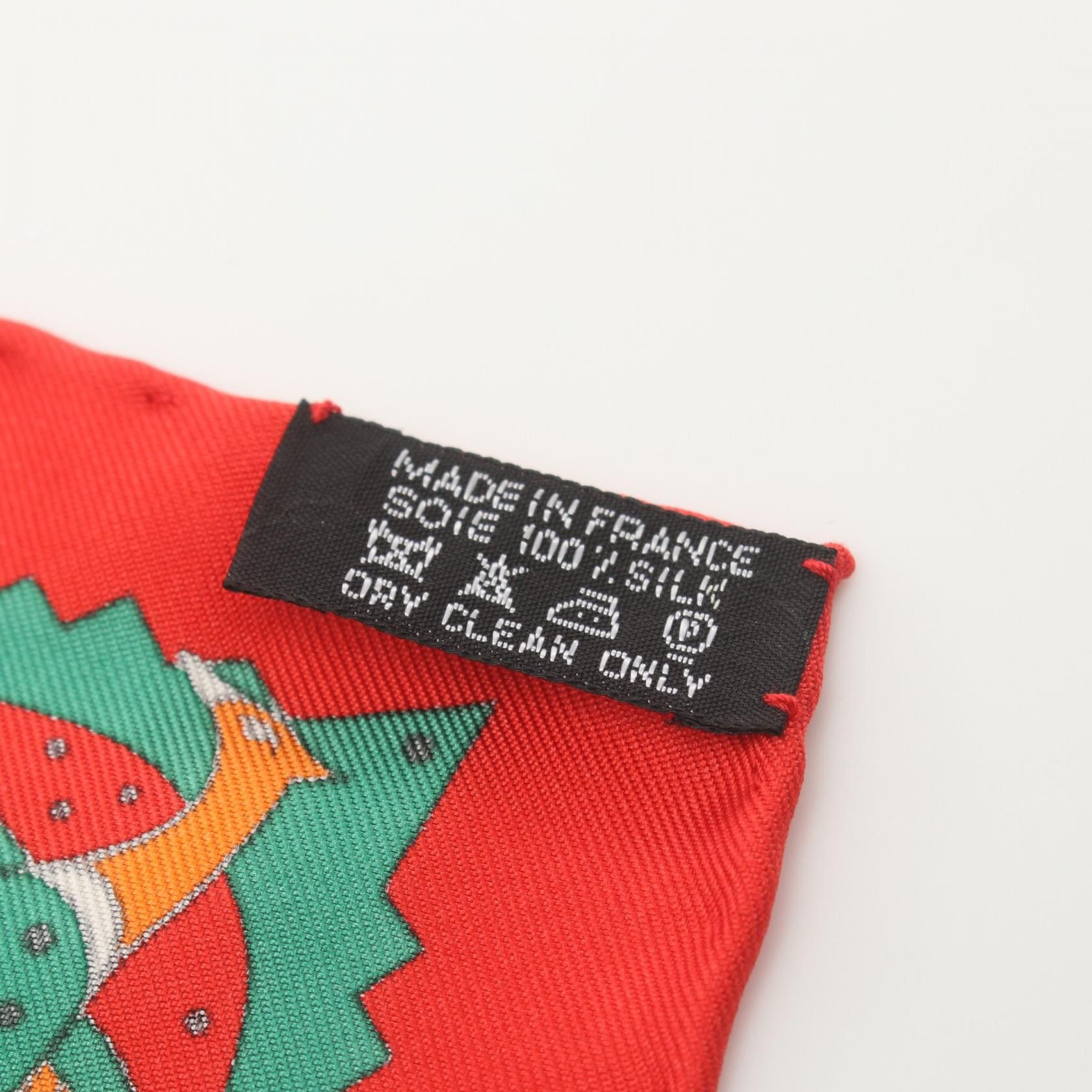 Hermes Hermes Carre 90 Ors Bleus D'Afrique Silk Scarf Canvas Scarf in Great Condition Size ONE SIZE - 3 Thumbnail