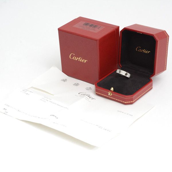 Cartier Cartier Cartier Love Ring Diamond White Gold 59 Metal Ring 76214 in Great Condition Size ONE SIZE - 7 Thumbnail