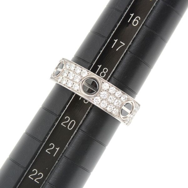 Cartier Cartier Cartier Love Ring Diamond White Gold 59 Metal Ring 76214 in Great Condition Size ONE SIZE - 6 Thumbnail