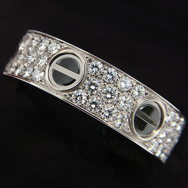 Cartier Cartier Cartier Love Ring Diamond White Gold 59 Metal Ring 76214 in Great Condition Size ONE SIZE - 9 Thumbnail