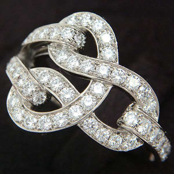 Cartier Cartier Cartier Diamond Ring 750WG White Gold Metal Ring 76212 in Great Condition Size ONE SIZE - 10 Thumbnail