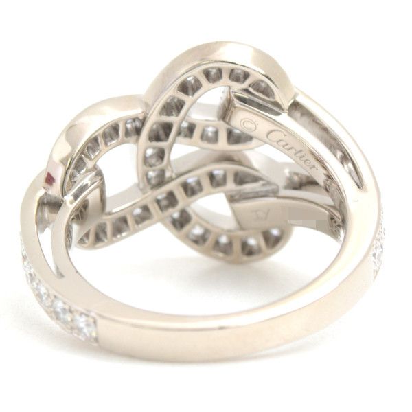 Cartier Cartier Cartier Diamond Ring 750WG White Gold Metal Ring 76212 in Great Condition Size ONE SIZE - 3 Thumbnail