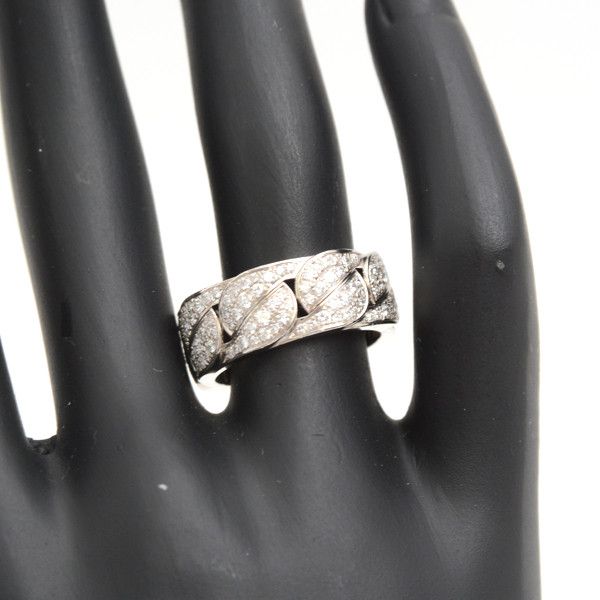 Cartier Cartier Cartier La Dona Diamond Ring 750WG 54 Metal Ring 76213 in Great Condition Size ONE SIZE - 7 Thumbnail