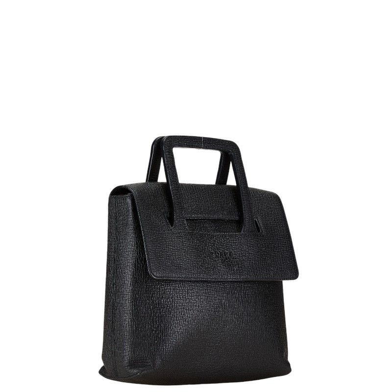 Loewe Loewe Loewe Leather Handbag Black Leather Handbag in Good Condition Size ONE SIZE - 2 Thumbnail