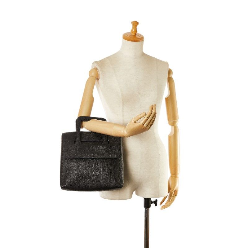 Loewe Loewe Loewe Leather Handbag Black Leather Handbag in Good Condition Size ONE SIZE - 10 Thumbnail