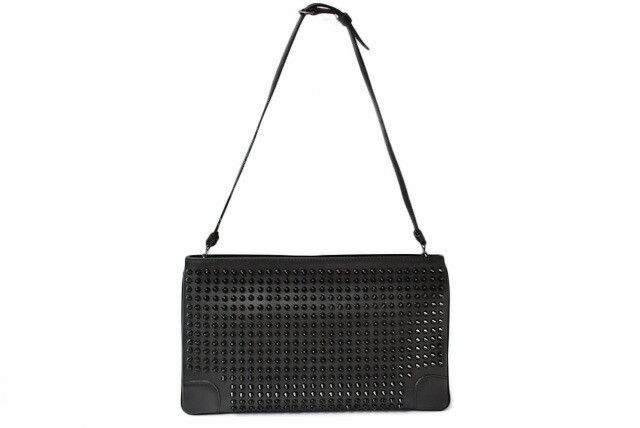 Christian Louboutin Christian Louboutin Christian Louboutin Leather Clutch/Shoulder Bag Leather Clutch Bag m2208-15-lbt in Pristine Condition Size ONE SIZE - 2 Thumbnail