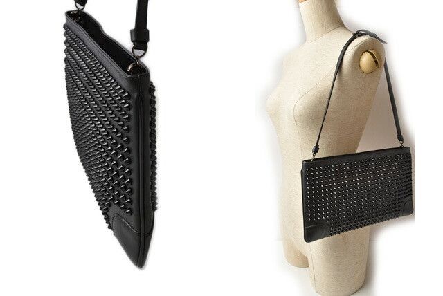 Christian Louboutin Christian Louboutin Christian Louboutin Leather Clutch/Shoulder Bag Leather Clutch Bag m2208-15-lbt in Pristine Condition Size ONE SIZE - 3 Thumbnail