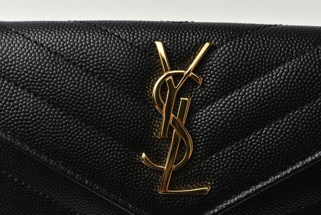 Yves Saint Laurent Yves Saint Laurent Saint Laurent Mini Wallet Card Case Black Leather Card Case in Pristine Condition Size ONE SIZE - 7 Thumbnail