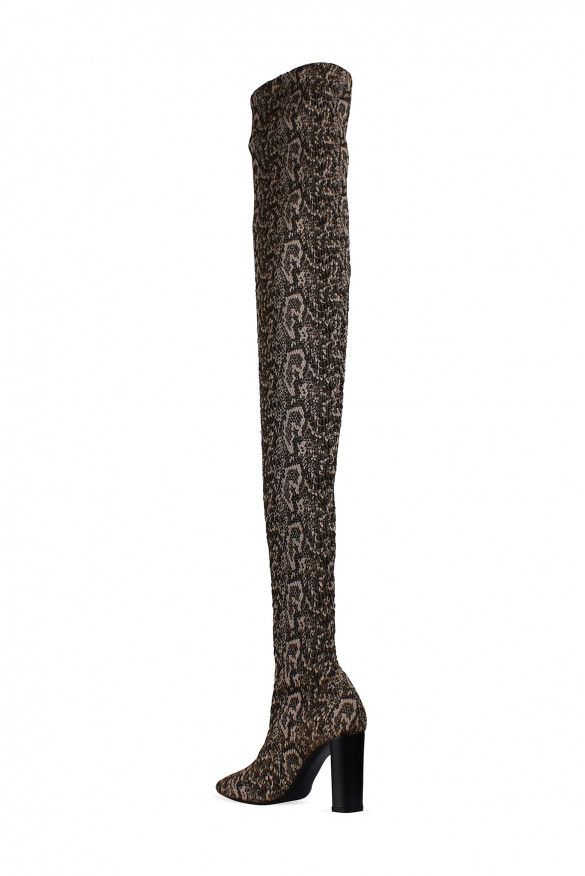 Saint Laurent Paris Moon thigh-high boots Size US 7 / IT 37 - 3 Thumbnail