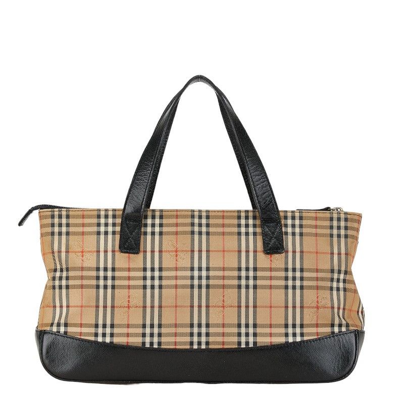 Burberry Burberry Burberry Nova Check Shadow Horse Nylon Leather Tote Canvas Tote Bag in Very Good Condition Size ONE SIZE - 3 Thumbnail