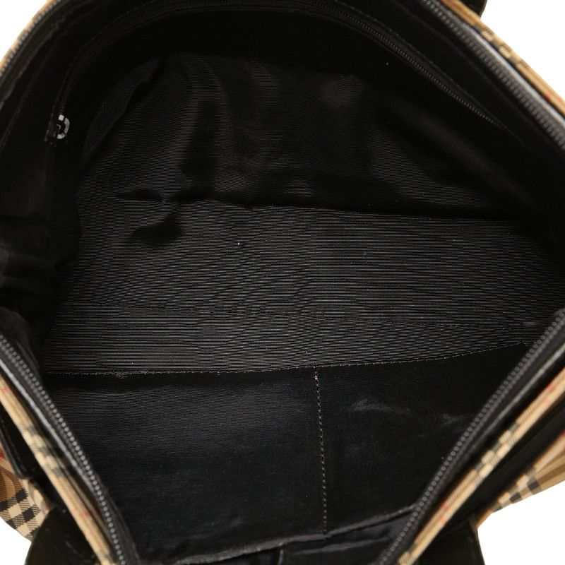 Burberry Burberry Burberry Nova Check Shadow Horse Nylon Leather Tote Canvas Tote Bag in Very Good Condition Size ONE SIZE - 9 Thumbnail