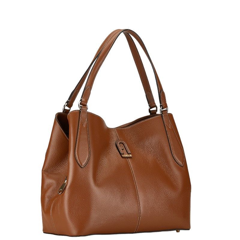 Furla Furla Furla Daphne Leather Tote Bag Brown Leather Tote Bag in Great Condition Size ONE SIZE - 2 Thumbnail