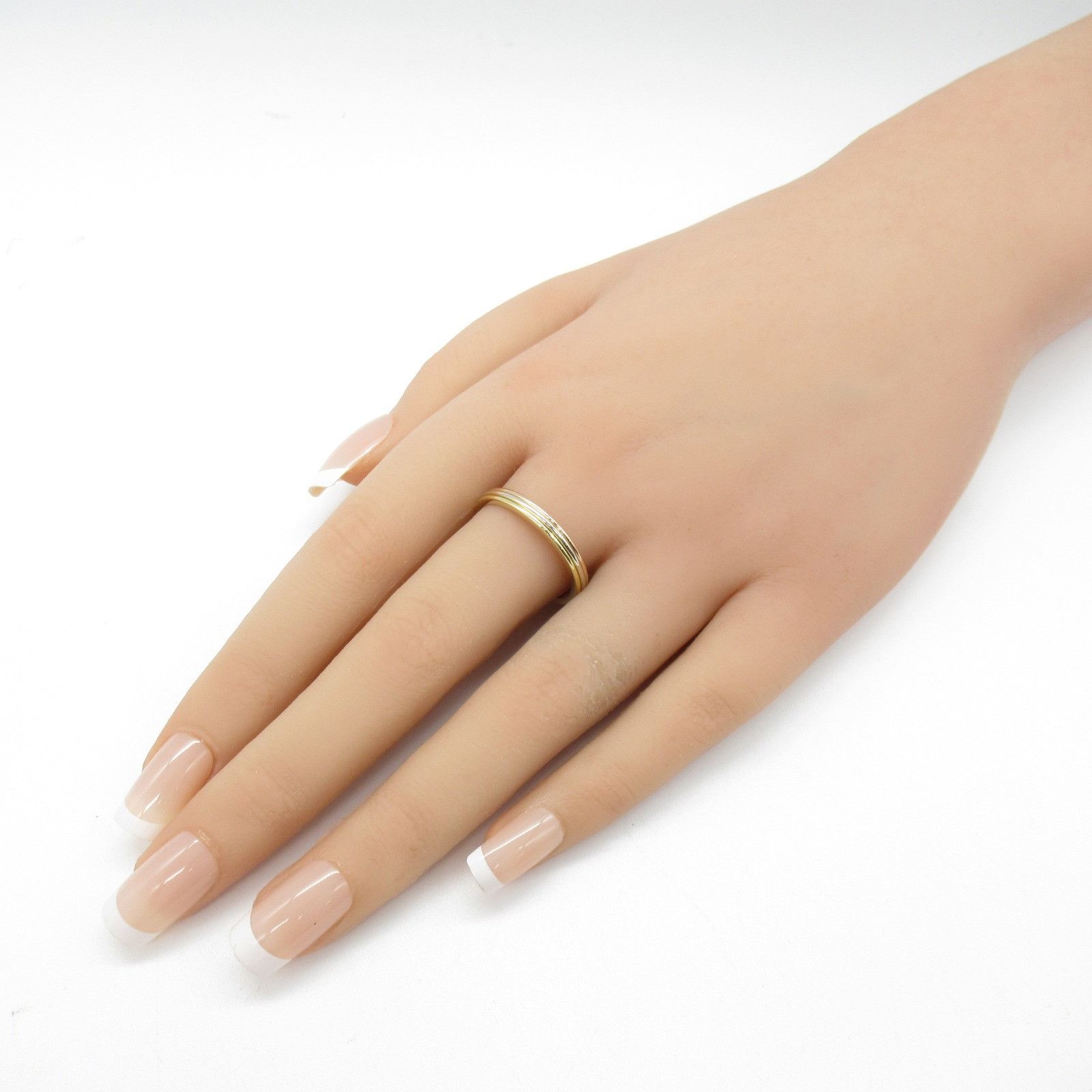 Cartier Cartier 18K Trinity Ring Metal Ring B4004200 in Great Condition Size ONE SIZE - 7 Thumbnail