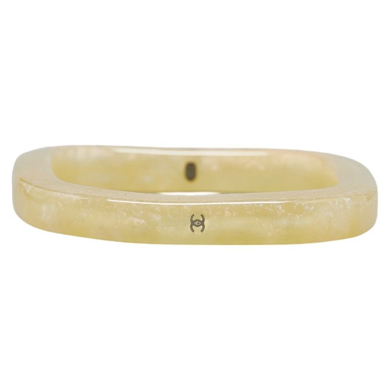 Chanel Chanel Chanel Coco Mark Square Bangle Acrylic Plastic Bangle 99P in Very Good Condition Size ONE SIZE - 3 Thumbnail