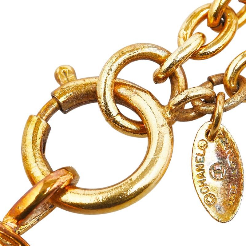 Chanel Chanel Chanel Vintage Matelasse Coco Mark Necklace Metal Necklace in Good Condition Size ONE SIZE - 5 Thumbnail