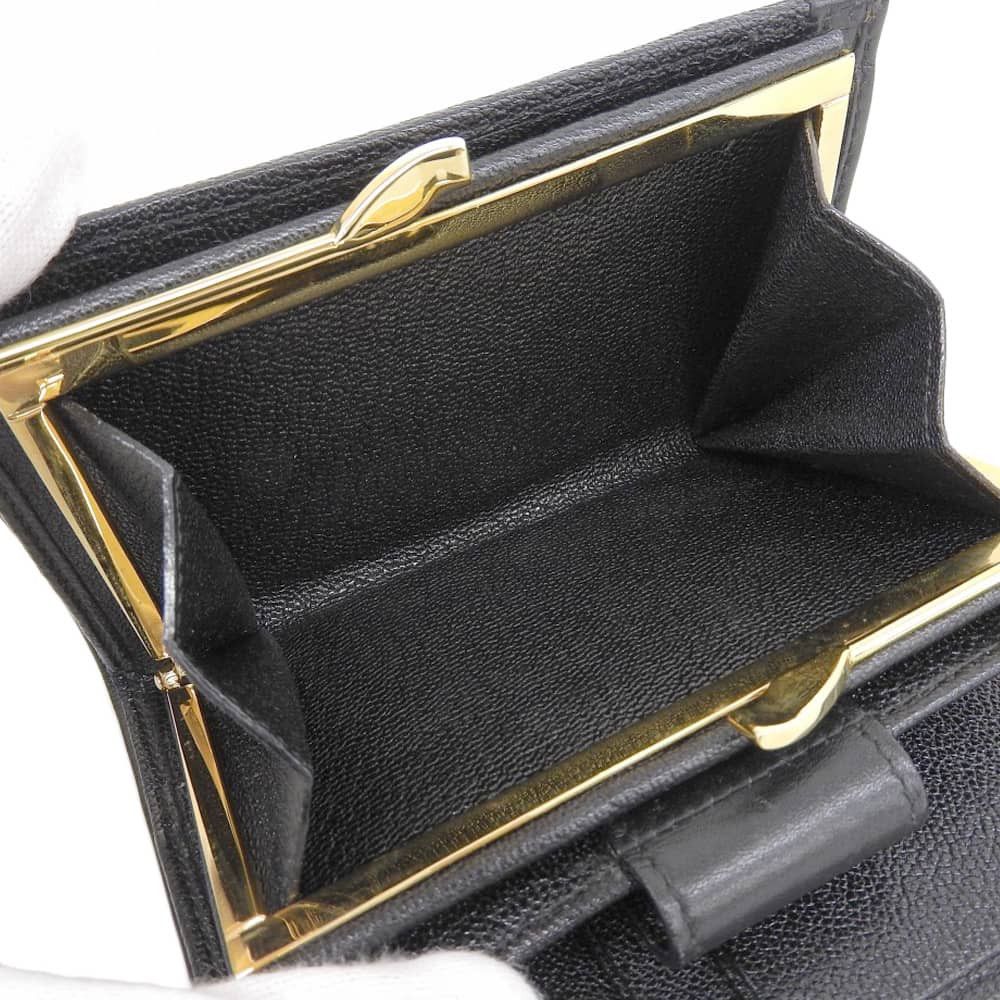 Bvlgari Bvlgari Bvlgari Leather Bvlgari Bvlgari Wallet Black Leather Short Wallet in Very Good Condition Size ONE SIZE - 4 Thumbnail