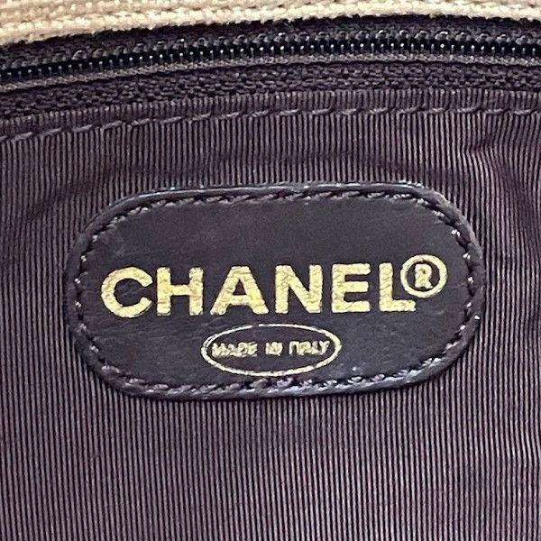 Chanel Chanel Chanel Coco Mark Linen Calf Tote Bag Canvas Tote Bag 5623132 in Good Condition Size ONE SIZE - 5 Thumbnail