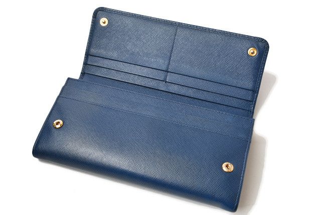 Prada Prada Prada Embossed Leather Long Wallet with Pass Case 1MH132 Leather Long Wallet 1MH132 in Great Condition Size ONE SIZE - 6 Thumbnail